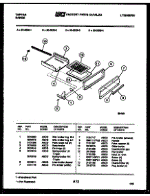 05 - Broiler Drawer Parts parts for Frigidaire Range 30-2528-00-03 from AppliancePartsPros.com