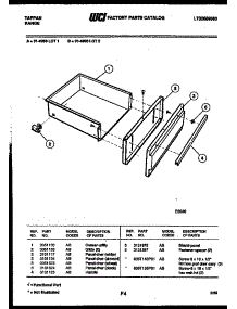 06 - Door Parts parts for Frigidaire Range 30-2758-66-01 from AppliancePartsPros.com