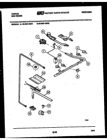 06 - Burner, Manifold And Gas Control parts for Frigidaire Range 30-2551-23-01 from AppliancePartsPros.com