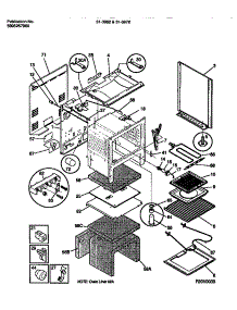 03 - Body parts for Frigidaire Range 31-3962-23-02 from AppliancePartsPros.com