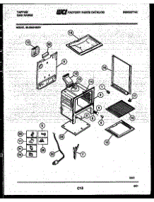 07 - Body Parts parts for Frigidaire Range 30-3350-23-01 from AppliancePartsPros.com