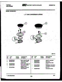 08 - Burner Parts parts for Frigidaire Range 30-3350-23-01 from AppliancePartsPros.com
