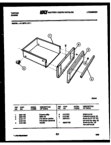 04 - Drawer Parts parts for Frigidaire Range 31-3979-00-01 from AppliancePartsPros.com