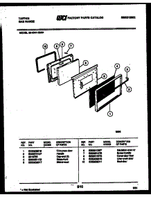 05 - Door Parts parts for Frigidaire Range 30-2241-23-01 from AppliancePartsPros.com