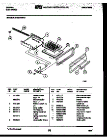 04 - Broiler Drawer Parts parts for Frigidaire Range 30-2249-00-04 from AppliancePartsPros.com