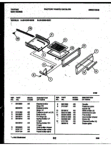 04 - Broiler Drawer Parts parts for Frigidaire Range 30-2249-23-06 from AppliancePartsPros.com