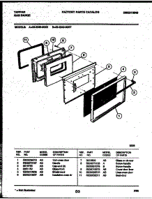 05 - Door Parts parts for Frigidaire Range 30-2249-23-06 from AppliancePartsPros.com