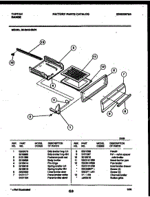 04 - Broiler Drawer Parts parts for Frigidaire Range 30-2542-00-01 from AppliancePartsPros.com