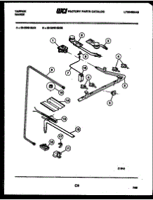 06 - Burner Parts parts for Frigidaire Range 30-2549-23-01 from AppliancePartsPros.com