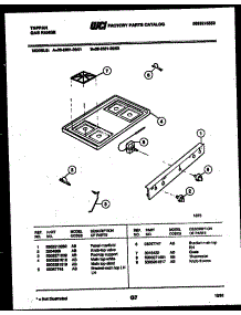 03 - Cooktop Parts parts for Frigidaire Range 30-2551-00-02 from AppliancePartsPros.com