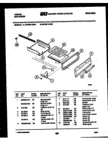 04 - Broiler Drawer Parts parts for Frigidaire Range 30-2551-00-02 from AppliancePartsPros.com