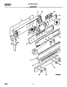 02 - Backguard parts for Frigidaire Range 30-2759-00-10 from AppliancePartsPros.com