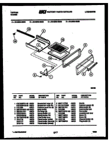 05 - Broiler Drawer Parts parts for Frigidaire Range 30-2538-23-04 from AppliancePartsPros.com