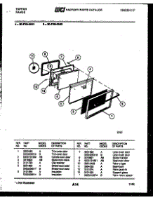 04 - Door Parts parts for Frigidaire Range 30-2769-00-02 from AppliancePartsPros.com