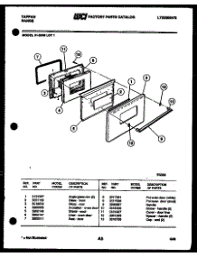 04 - Door Parts parts for Frigidaire Range 31-2339-00-01 from AppliancePartsPros.com