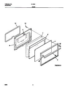 05 - Door parts for Frigidaire Range 31-2232-23-03 from AppliancePartsPros.com