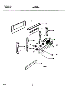 02 - Backguard parts for Frigidaire Range 31-2752-00-01 from AppliancePartsPros.com