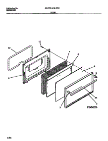 08 - Door parts for Frigidaire Range 30-2759-00-09 from AppliancePartsPros.com