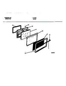 06 - Door Parts parts for Frigidaire Range 31-2752-23-01 from AppliancePartsPros.com