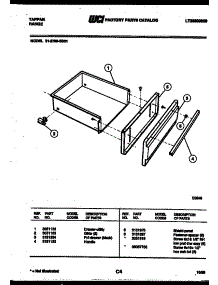 04 - Drawer Parts parts for Frigidaire Range 31-2769-23-01 from AppliancePartsPros.com