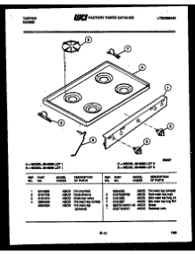 04 - Cooktop Parts parts for Frigidaire Range 30-6538-23-02 from AppliancePartsPros.com