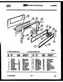 03 - Backguard parts for Frigidaire Range 30-6538-66-03 from AppliancePartsPros.com
