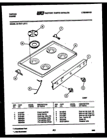 03 - Cooktop Parts parts for Frigidaire Range 30-7347-23-03 from AppliancePartsPros.com