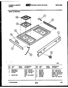 03 - Cooktop Parts parts for Frigidaire Range 30-7989-00-02 from AppliancePartsPros.com
