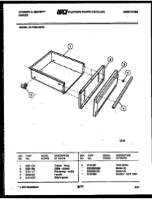 04 - Drawer Parts parts for Frigidaire Range 30-7989-00-02 from AppliancePartsPros.com