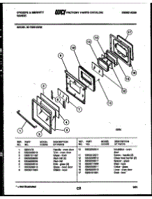 07 - Door Parts parts for Frigidaire Range 30-7989-00-02 from AppliancePartsPros.com