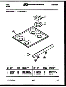 03 - Cooktop Parts parts for Frigidaire Range 30IPCDWAN5 from AppliancePartsPros.com