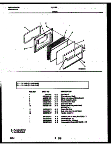 05 - Door Parts parts for Frigidaire Range 31-1049-23-06 from AppliancePartsPros.com