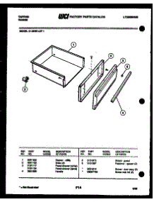 05 - Drawer Parts parts for Frigidaire Range 31-2239-00-01 from AppliancePartsPros.com