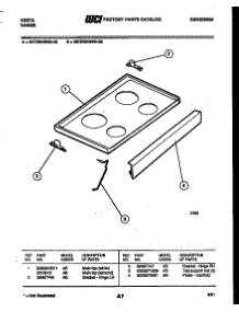 06 - Cooktop Parts parts for Frigidaire Range 30TESKWED3 from AppliancePartsPros.com