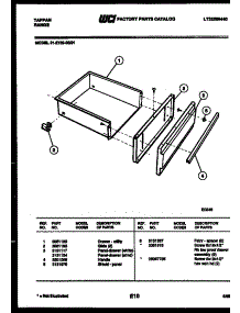 05 - Drawer Parts parts for Frigidaire Range 31-2759-00-01 from AppliancePartsPros.com