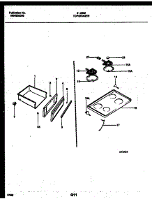 04 - Cooktop And Drawer Parts parts for Frigidaire Range 31-2862-00-01 from AppliancePartsPros.com