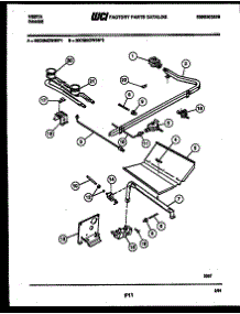 04 - Burner Parts parts for Frigidaire Range 30CGMCWBN2 from AppliancePartsPros.com