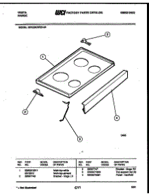 06 - Cooktop Parts parts for Frigidaire Range 30TESKWED4 from AppliancePartsPros.com