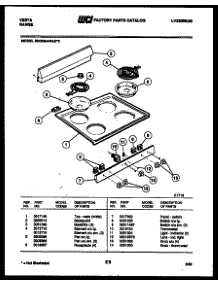 05 - Backguard And Cooktop Parts parts for Frigidaire Range 30KEMAWAD3 from AppliancePartsPros.com