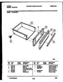 05 - Drawer Parts parts for Frigidaire Range 31-2649-00-05 from AppliancePartsPros.com