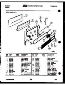 03 - Backguard parts for Frigidaire Range 31-2339-23-01 from AppliancePartsPros.com