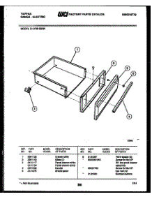 05 - Drawer Parts parts for Frigidaire Range 31-2759-00-04 from AppliancePartsPros.com