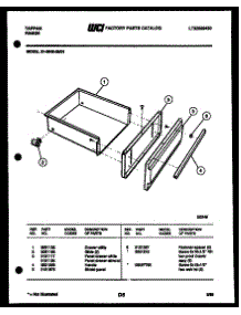 05 - Drawer Parts parts for Frigidaire Range 31-2649-00-01 from AppliancePartsPros.com