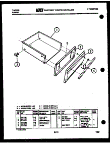 05 - Drawer Parts parts for Frigidaire Range 31-7347-66-02 from AppliancePartsPros.com