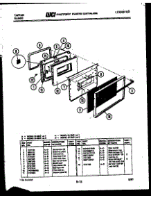 06 - Door Parts parts for Frigidaire Range 31-3647-66-01 from AppliancePartsPros.com