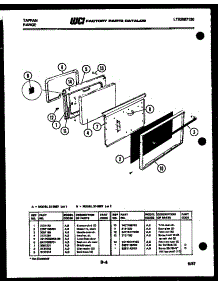 04 - Door Parts parts for Frigidaire Range 31-3857-23-01 from AppliancePartsPros.com