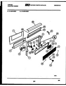 05 - Backguard parts for Frigidaire Range 31-3979-00-02 from AppliancePartsPros.com