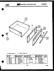 05 - Drawer Parts parts for Frigidaire Range 31-4967-23-01 from AppliancePartsPros.com