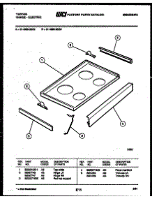 03 - Cooktop Parts parts for Frigidaire Range 31-4989-00-02 from AppliancePartsPros.com