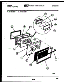 05 - Door Parts parts for Frigidaire Range 31-4989-00-02 from AppliancePartsPros.com